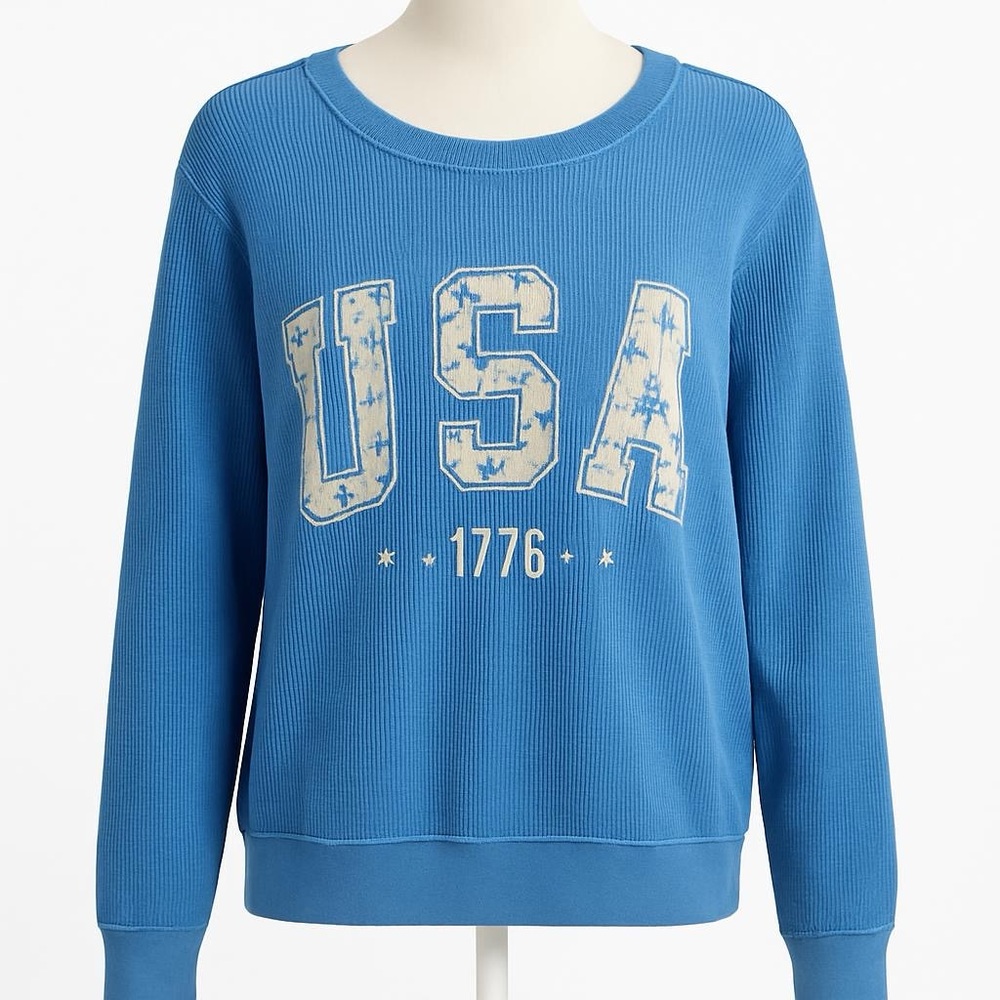 Maurice’s Blue USA 1776 Sweatshirt- Size 2x
